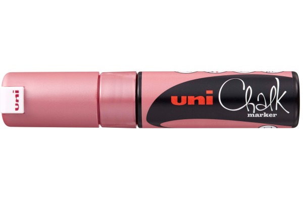 UNI-BALL Chalk Marker 8mm PWE-8K RE Metallic rot