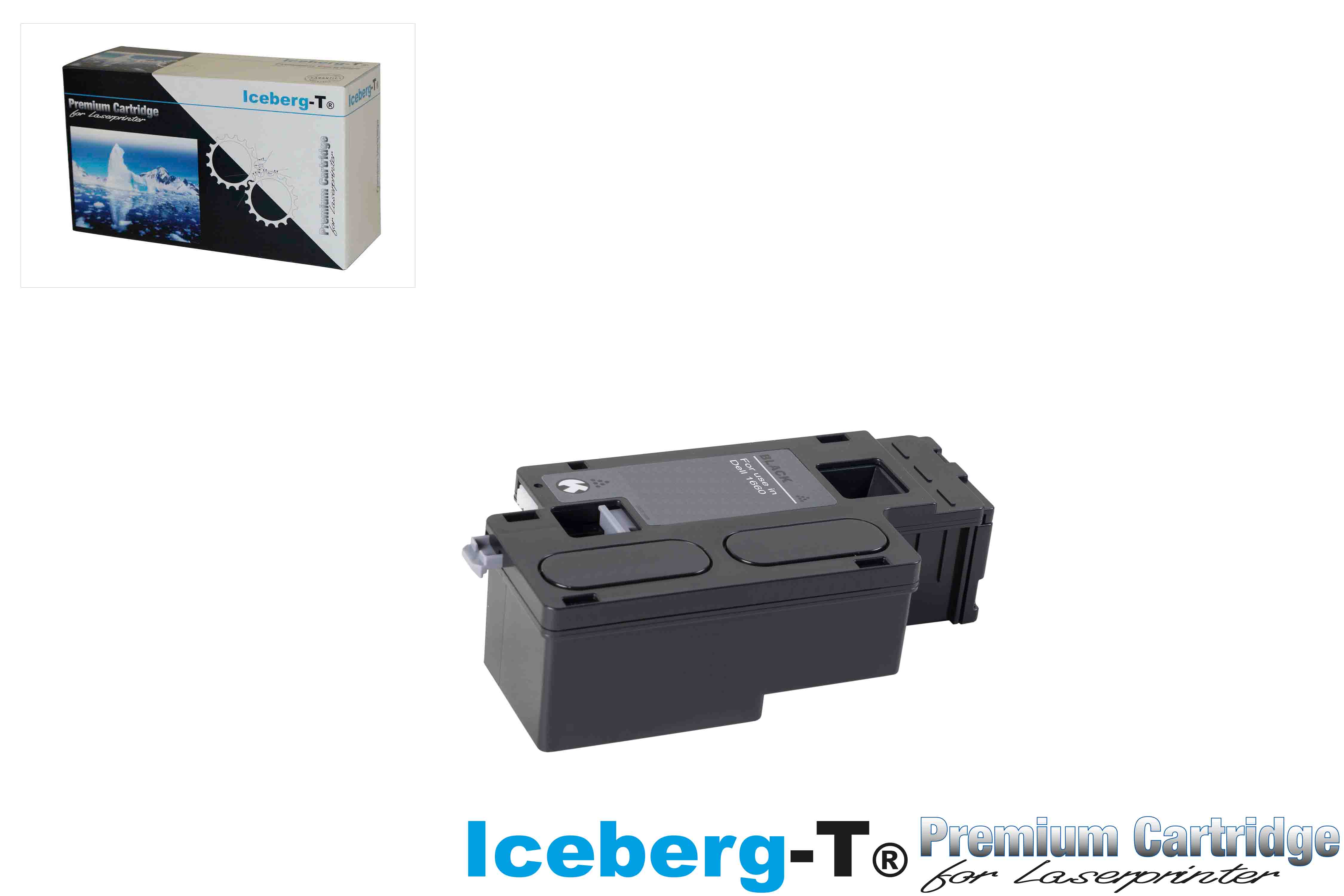 Iceberg-T Toner Dell C1660W 1'250 Seiten, black