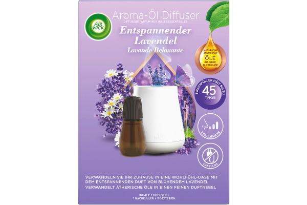 AIR WICK Aroma-Öl Diffuser Set 3245358 inkl. Lavendelöl 20 ml