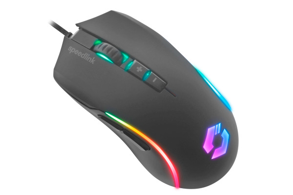 SPEEDLINK ZAVOS Gaming Mouse SL680022R Wired, Rubber-Black