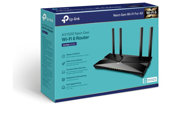 TP-LINK AX1500 Wi-Fi 6 Router ARCHERAX1 Tri Core