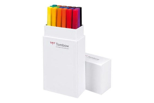 TOMBOW ABT Dual Brush Pen ABT-18P-1 18er Set Grundtöne I
