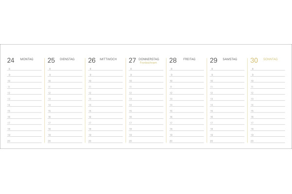 HARENBERG Pultkalender 2027 331013827 Die Welt der Kunst 29.9x11.1cm