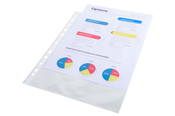 EXACOMPTA Zeigetaschen PP 60my A4 5200E transparent 100 Stück