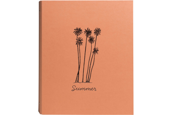 EXACOMPTA Fotoalbum Summertime 26x32cm 17046E Orange 60 Seiten