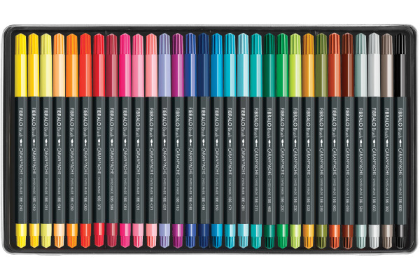CARAN D'A Classic Fibralo Brush 0.5-5mm 186.330 assortiert 30 Stück
