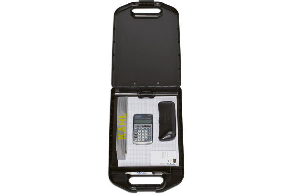 MAUL Schreibplatte A4 Kunststoff 2349590 mit Aufbewahrungsfach, breit