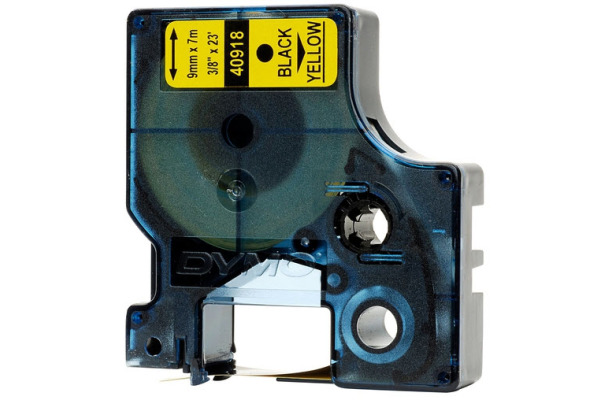 DYMO Schriftband D1 schwarz/gelb S0720730 9mm/7m