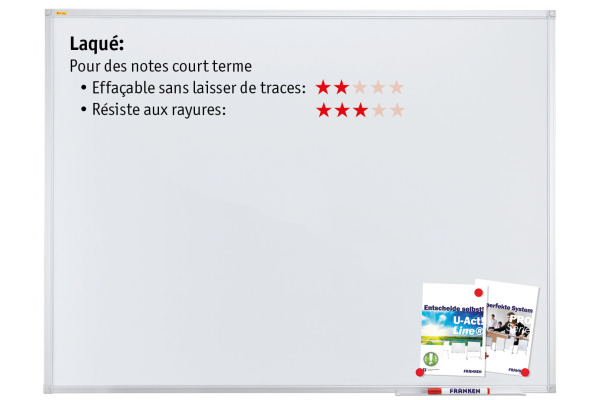 FRANKEN Whiteboard SC2102SB X-tra!Line lackiert 60x90cm