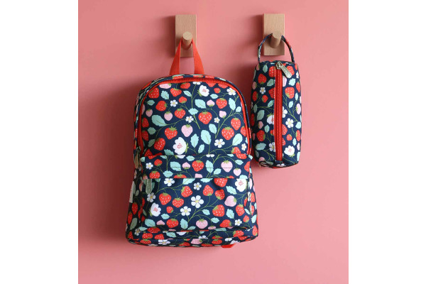 ALLC Kleiner Rucksack Erdbeeren BPSTBU71 23.5x30x10cm