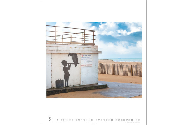 WEINGARTE Bildkalender 2027 331230127 Banksy Edition 46x55cm