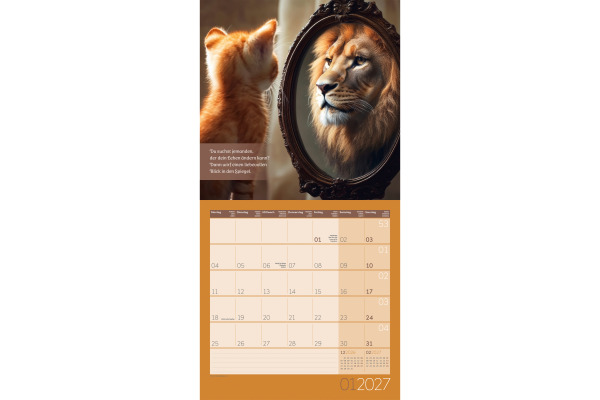 ACKERMANN Bildkalender 2027 4733 Alles wird gut ML 30x30cm