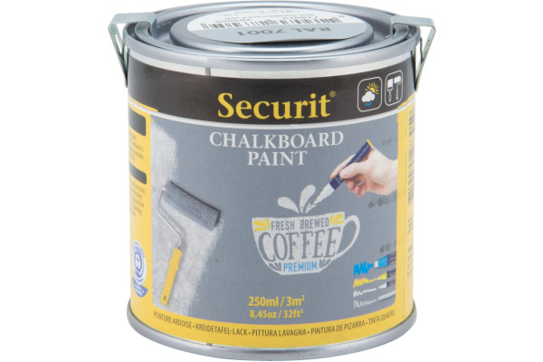 SECURIT Acryl-Kreidetafellack 250ml PNT-GY-SM grau