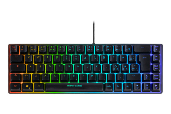 DELTACO TKL Gaming Keyboard membrane GAM158CH RGB CH-Layout
