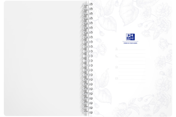OXFORD Spiralheft Touch A4+ 400207175 rosa/gelb kariert/liniert