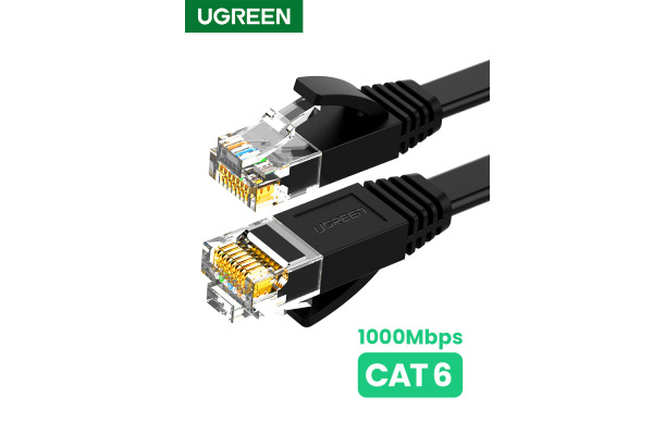 UGREEN Cable Cat 6 U/UTP Lan 20162 5m, Black