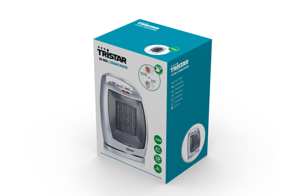 TRISTAR Keramik-Heizgerät KA-5038 grau 1500W