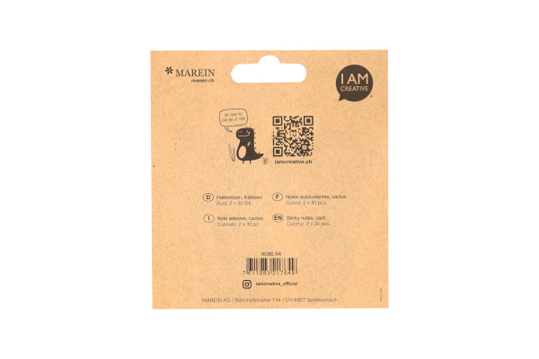 I AM CREA Sticky Notes 4086.84 Kakteen 60 Blatt