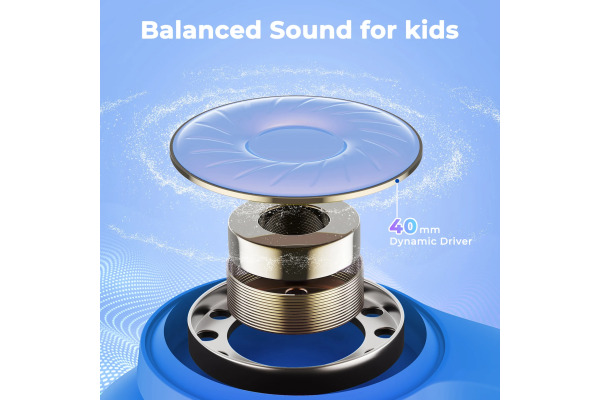 ICLEVER Active Noise Cancel Headphones C17-2083N BTH26, BT, 60h, blue