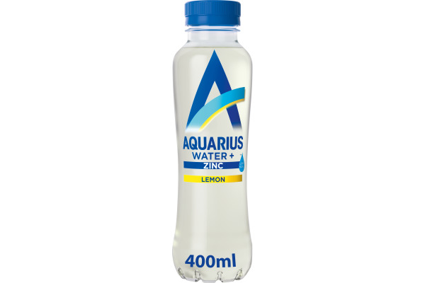 AQUARIUS Water+Zinc Lemon 400001600 Pet, 40 cl, 12 Stk.