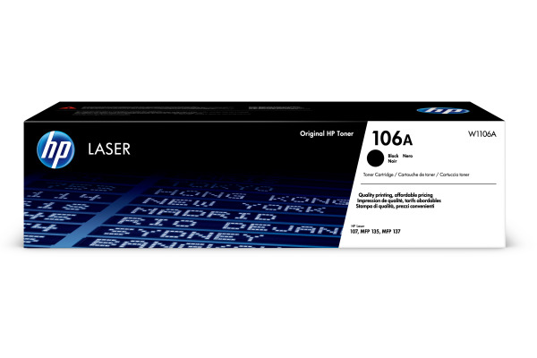HP Toner-Modul 106A schwarz W1106A Laser 107w 1000 S.