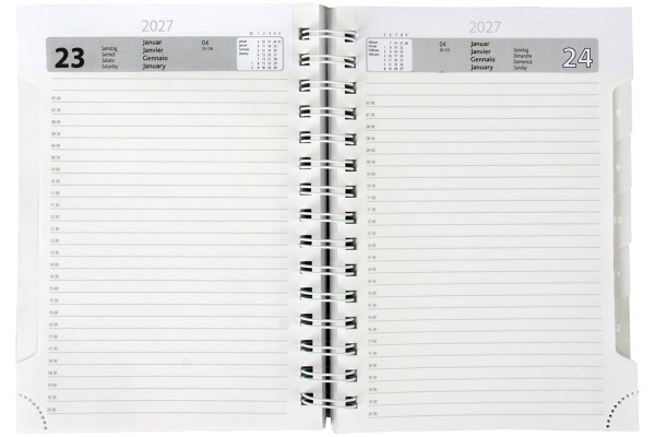 SIMPLEX Business Timer 2027 75743B5 1T/1S blau ML 14.8x20.8cm