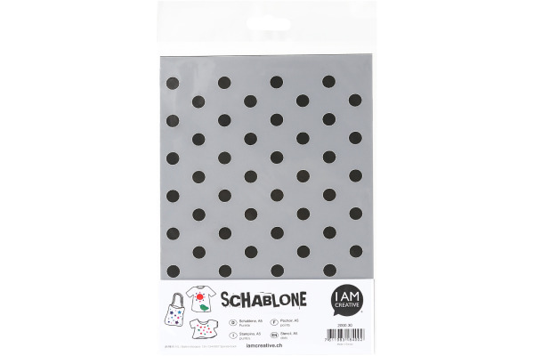 I AM CREA Schablone 2000.3 A5, Punkte