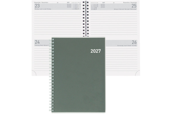 BIELLA GA Bi Jour Wire-O 2027 808520000 2T/1S Cylar ML 14.5x20.5cm