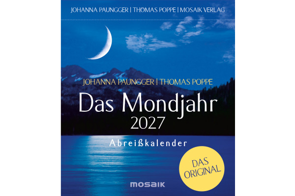 GOLDMANN Abreisskalender Mondjahr 2027 442395347 1T/1S DE 11.5x13cm