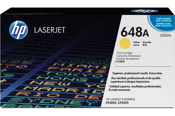 HP Toner-Modul 648A yellow CE262A Color LJ CP4025 11'000 Seiten