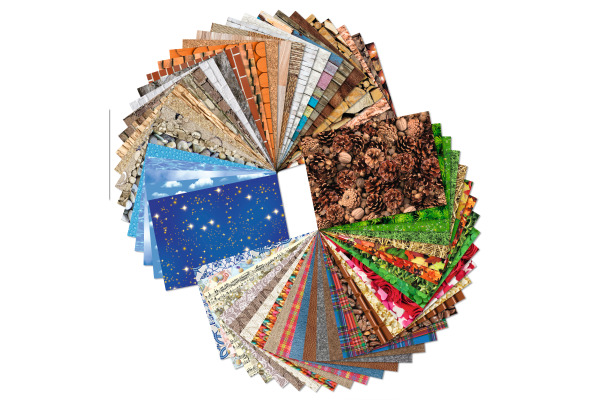 URSUS Fotokarton-Block Life A6 11436499S 300g,60 Motive 60 Blatt