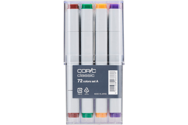 COPIC Marker Classic 20075160 Set A, 72 Stück