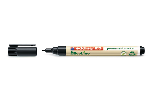 EDDING Permanent Marker 25 EcoLine 25-1 schwarz