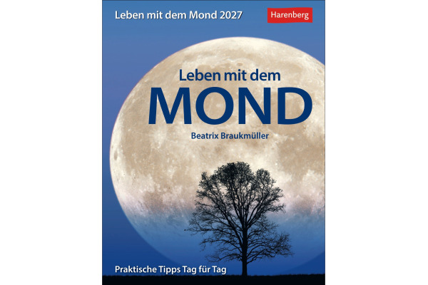 HARENBERG Abreisskalender 2027 289930027 Leben mit Mond DE 12.5x16cm