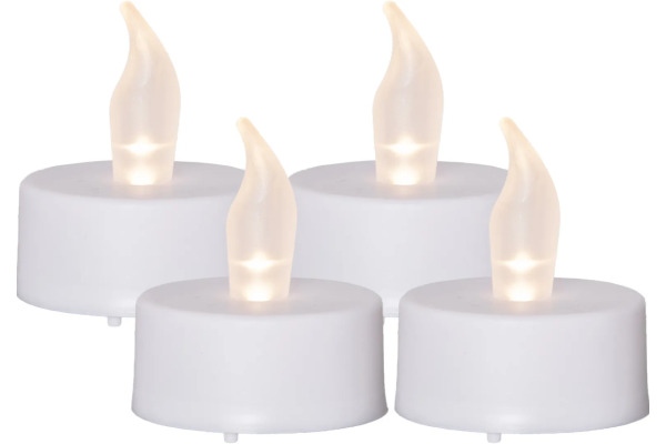 SCHOENEB LED Teelichter Box 97.143731 weiss 24 Stück
