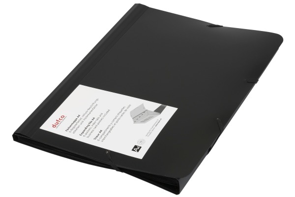 DUFCO Expanding File A4 51500.036 schwarz 6 Fächer
