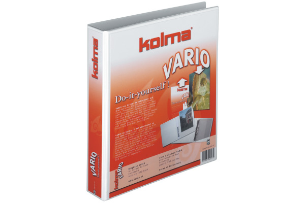 KOLMA Präs.-Ringbuch Vario 5.5cm 04.253.16 2 Ringe weiss A4