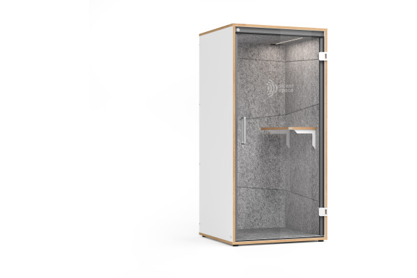 APOLLO MeetingBox Harmony VTBSS1/W weiss/grau 103x100x217cm
