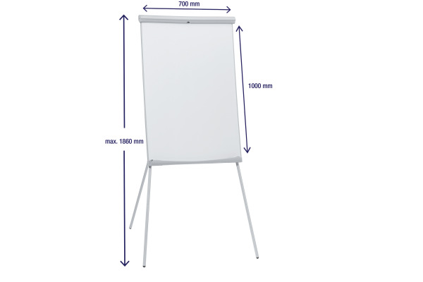 FRANKEN Flipchart 70x100 cm FC93 U-Act!Line, ohne Rollen
