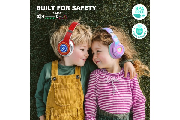 ICLEVER Active Noise Cancel Headph. C09-2301N BTH24, BT, 48h, purple