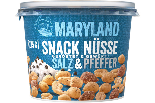 MARYLAND Snack Nüsse Salz & Pfeffer KH88874 275g