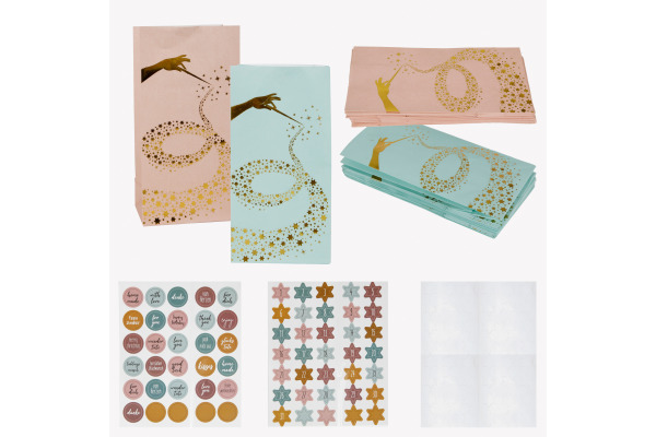ROOST Bastelkalender für 31 T. 100096 mit Stickern Set