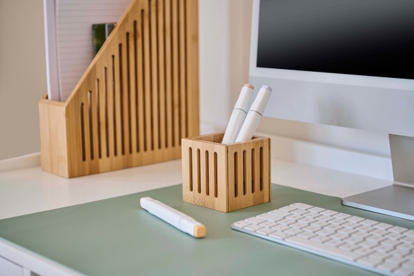 ZELLER Stiftehalter 15201 bambus 8x8x8cm