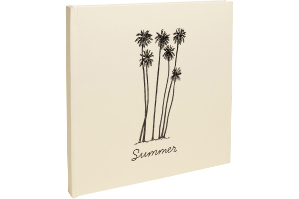 EXACOMPTA Fotoalbum Summertime 25x25cm 16347E Pastellgelb 30 Seiten