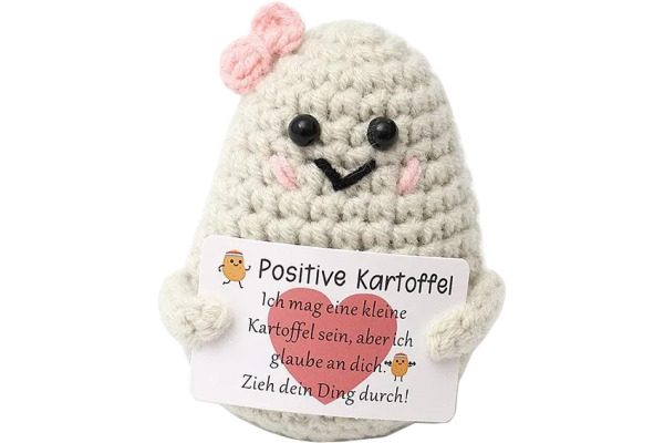 I AM CREA Positive Potato Schlaufe 8cm 212748 beige
