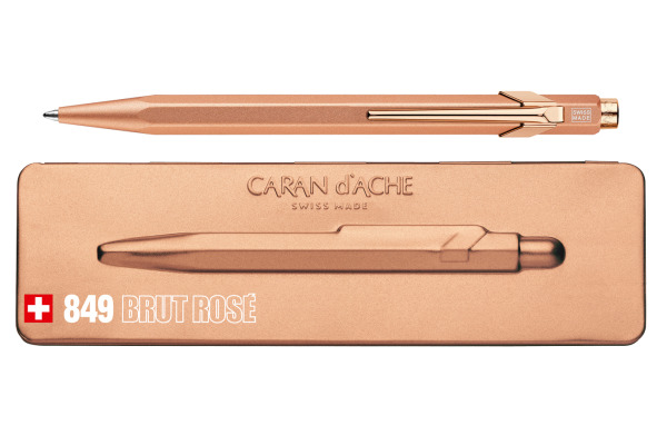 CARAN D'A Kugelschreiber 849 mit Etui 849.997 brut rosé