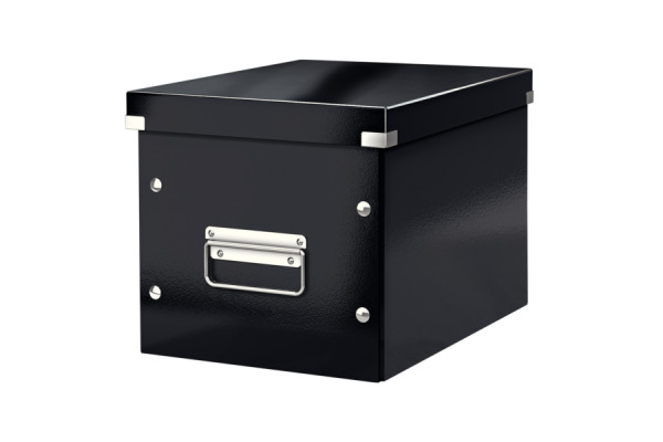 LEITZ Click&Store WOW Cube-Box M 61090095 schwarz 26x24x26cm