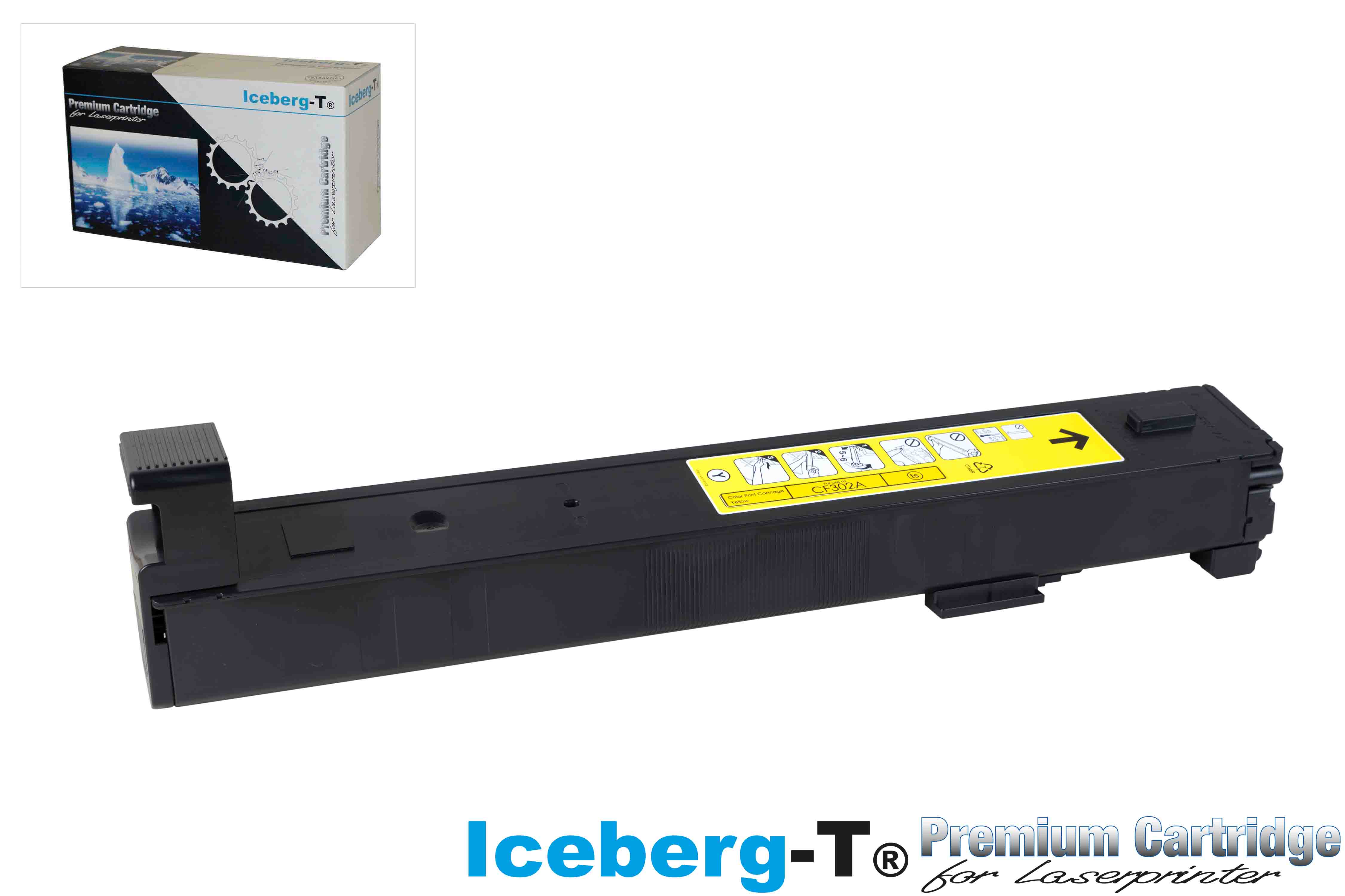 Iceberg-T Toner CF302A / 827A 32'000 Seiten, yellow