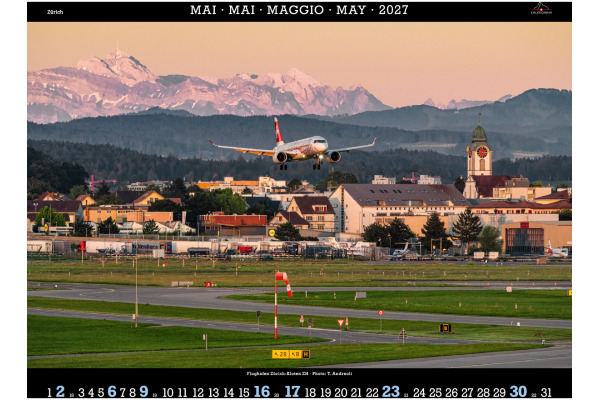 CALENDARI Bildkalender 2027 36205854 Zürich ML 40x31cm