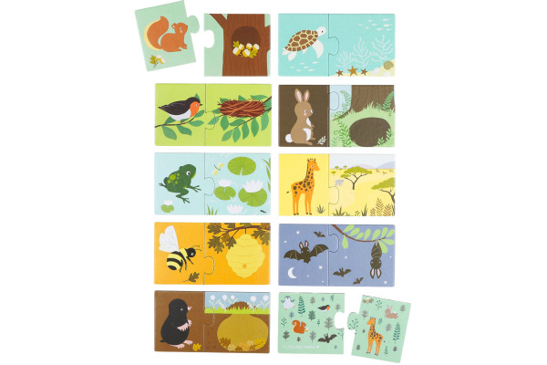 ALLC Puzzle PGMPAH10 Animal habitats 20-teilig